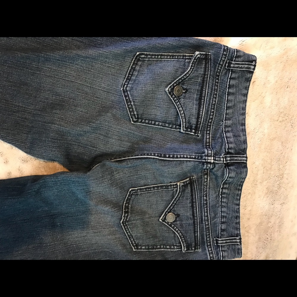 Gap Curvy flare shorts, knee length